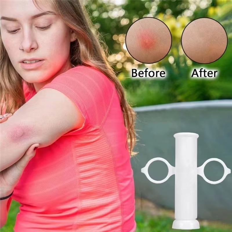 Outdoor Vacuum Venom Extractor Emergency Survival Kit Mosquito Bee Bites Detox Pump Itching Relief Device Tool Camping Equipment