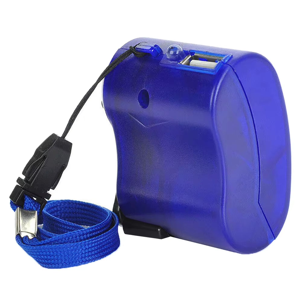 USB Hand Crank Phone Charger Manual Outdoor Hiking Camping Emergency Generator Portable Emergency Phone Charger for USB Output