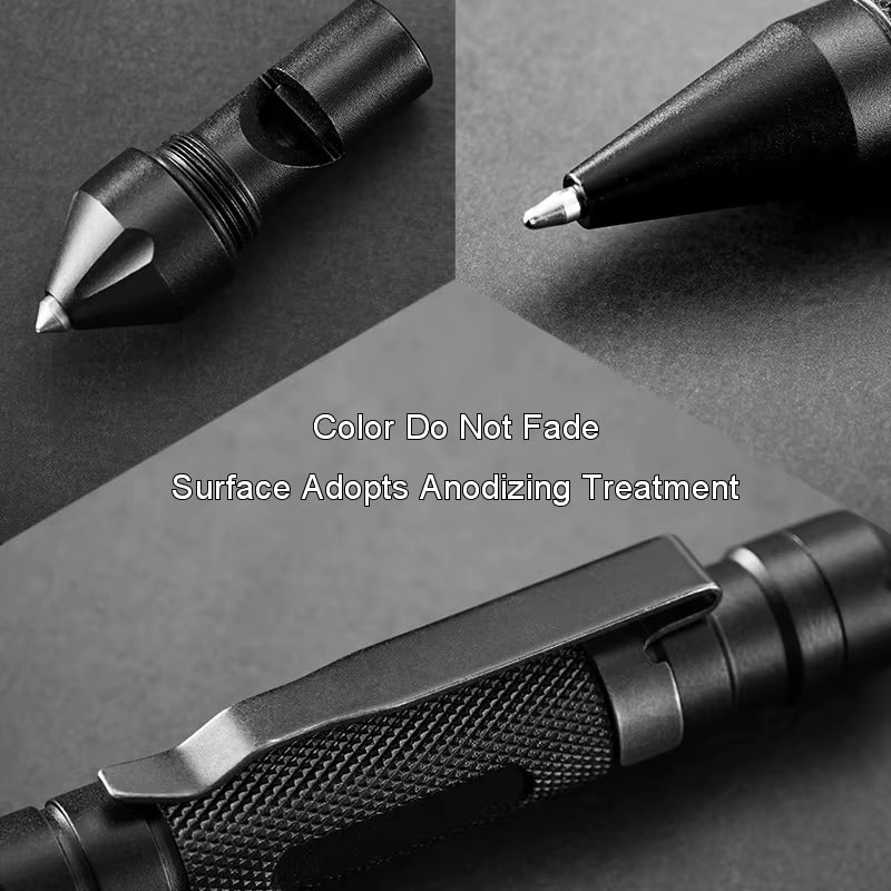 Multi-Function 3-In-1 Tactical Pen Whistle Emergency Self Defense EDC Tool Outdoor Survival Self Rescue Dropshipping