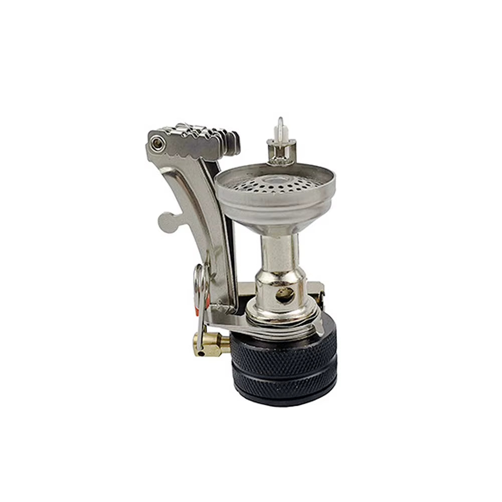 Outdoor Camping Gas Burner Mini Integrated Portable Gas Stove Stainless Steel Picnic Stove for Outdoor Camping Hiking Cooking