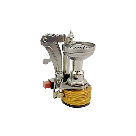 Outdoor Camping Gas Burner Mini Integrated Portable Gas Stove Stainless Steel Picnic Stove for Outdoor Camping Hiking Cooking