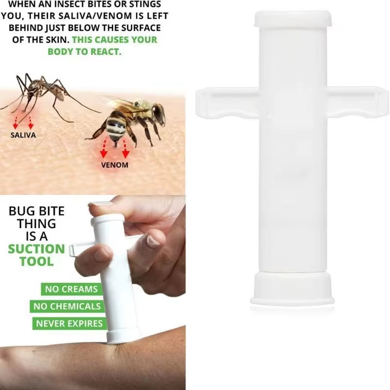 Outdoor Vacuum Venom Extractor Emergency Survival Kit Mosquito Bee Bites Detox Pump Itching Relief Device Tool Camping Equipment
