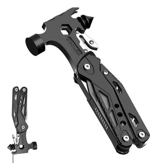 Car Safety Hammer Seat Belt Cutter Hammer Safety Hammer Multipurpose Folding Car Glass Breaker Survival Gear Escape Tool for Car