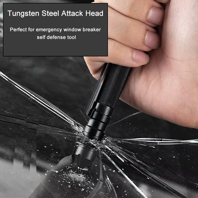 Multi-Function 3-In-1 Tactical Pen Whistle Emergency Self Defense EDC Tool Outdoor Survival Self Rescue Dropshipping