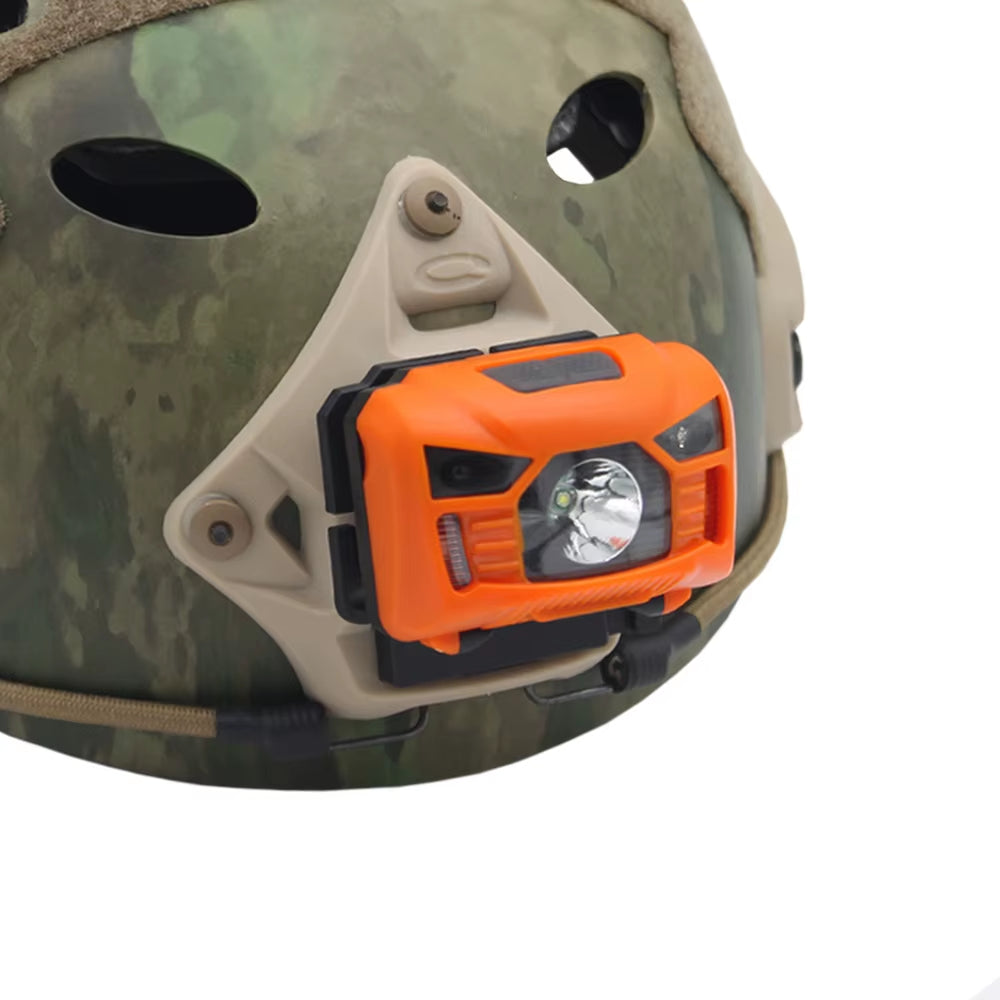 USB Charging Tactical FAST MICH Helmet Light Signal Light Hunting Airsoft Fishing Headlight Survival Rescue Headlamp